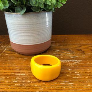Vintage Sunny Yellow  Bangle Retro Bracelet